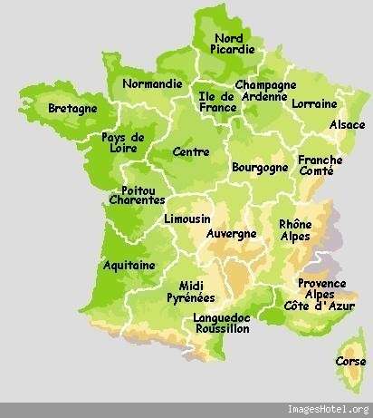 REGIONS DE FRANCE