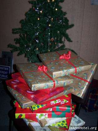 cadeaux au pied du sapin