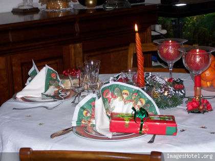 la table de fetes,table de noel