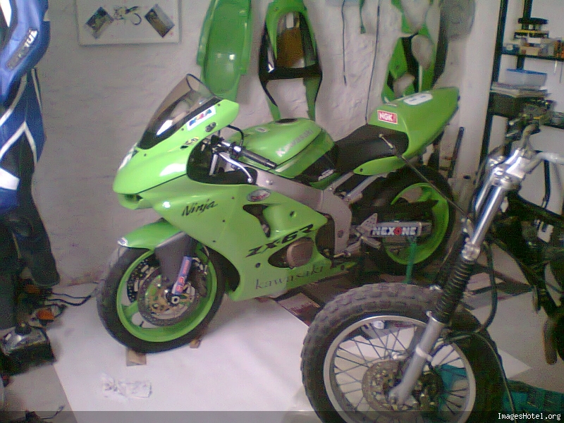 presentation de mon zx6r (piste) Demontagetw08