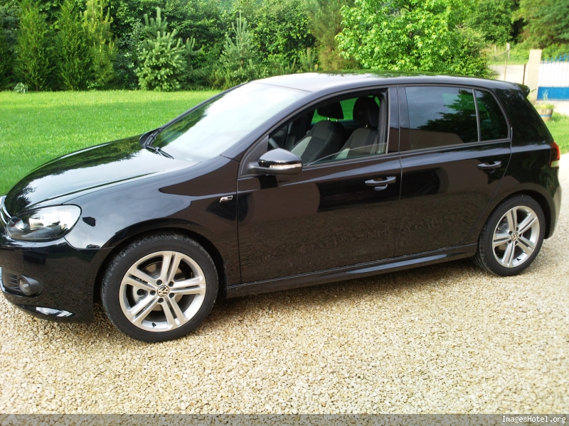 Golf 6 TSi 122 BM6 Carat Noir Intense Pack RLine Vitres surteint es 35